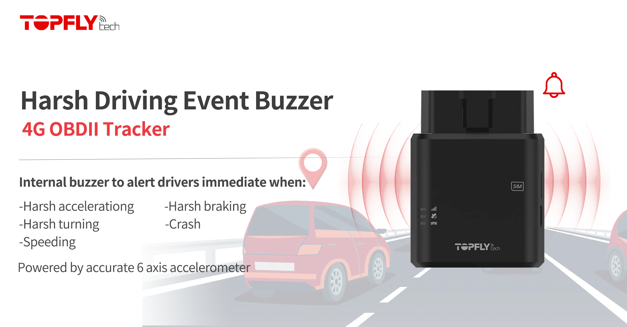 Internal Buzzer for Harsh Driving Events