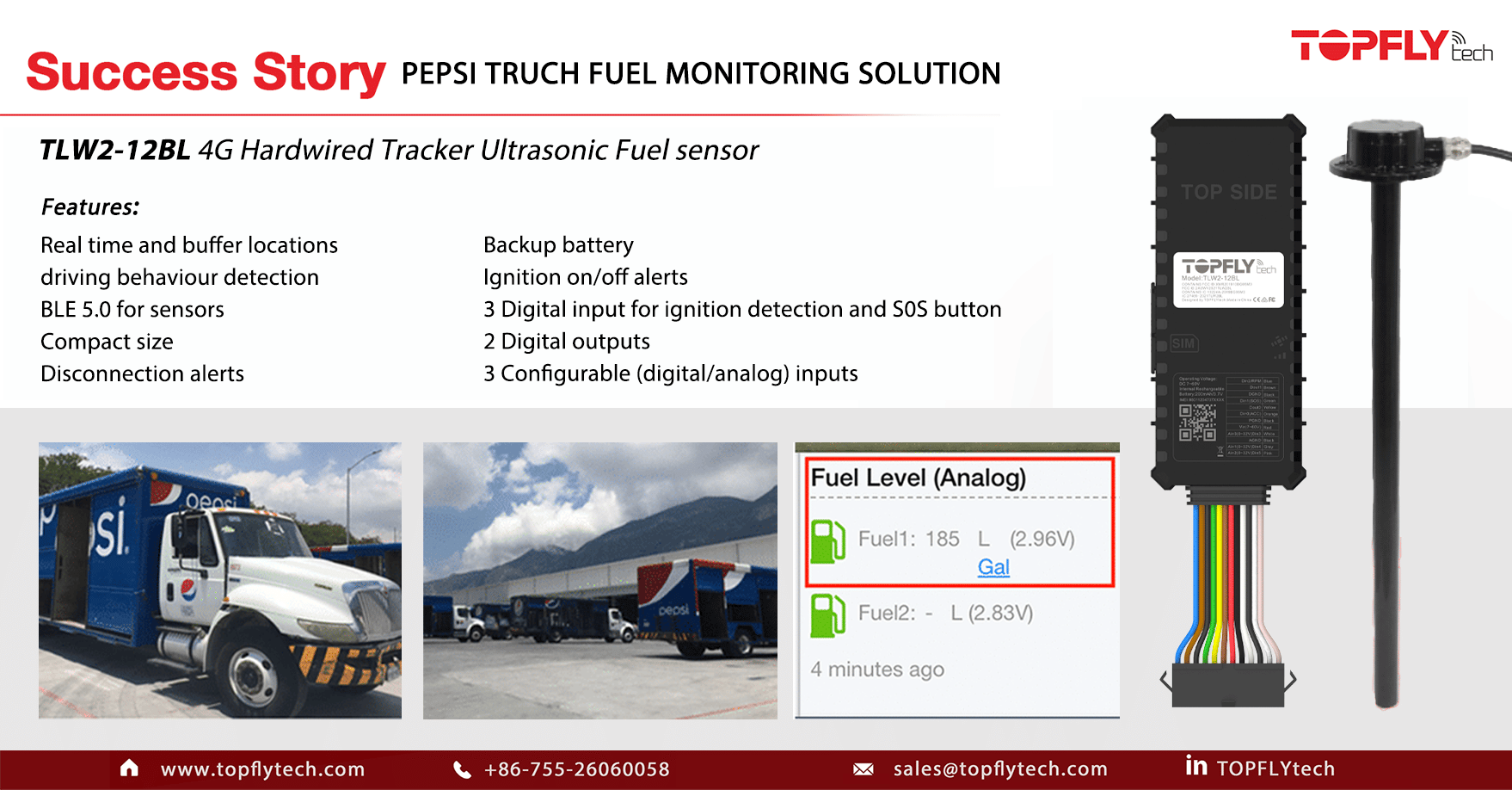 Success Story | Pepsi Fuel Monitoring Solution