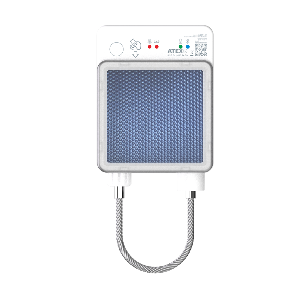 SolarGuardX 120 sub lock, controlled by SolarguardX master lock, Smart Cargo Secure GPS Container Tracking Elock for multi-door Logistics Transportation