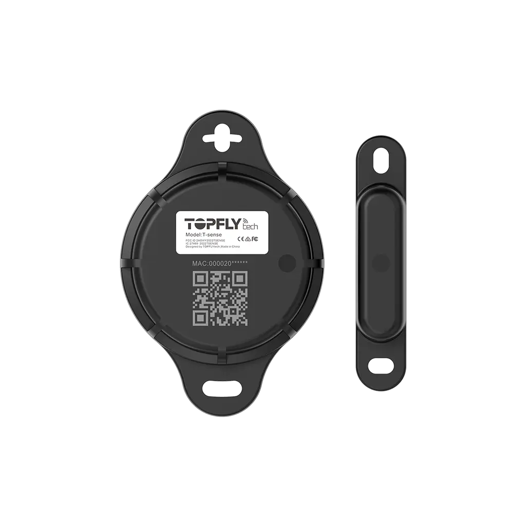 T-sense Wireless temperature and door sensor BLE5.0 Probe Sensor Bluetooth 5.0 fleet management cold chain solution vehicle Tracking Solution Asset Tracking solution Driver Behavior by TOPFLYtech