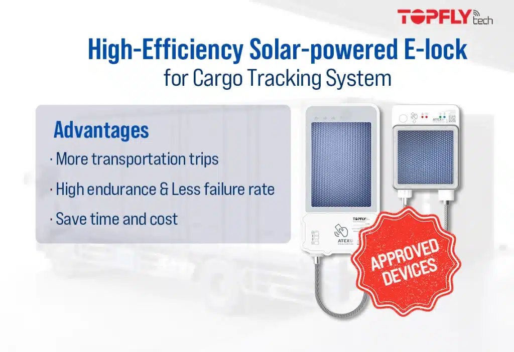 SolarGuardX-Master-sub-elock-cargo-truck-parked-loading-package-boxes-dock-warehouse-cargo-shipment-freight-truck-transport