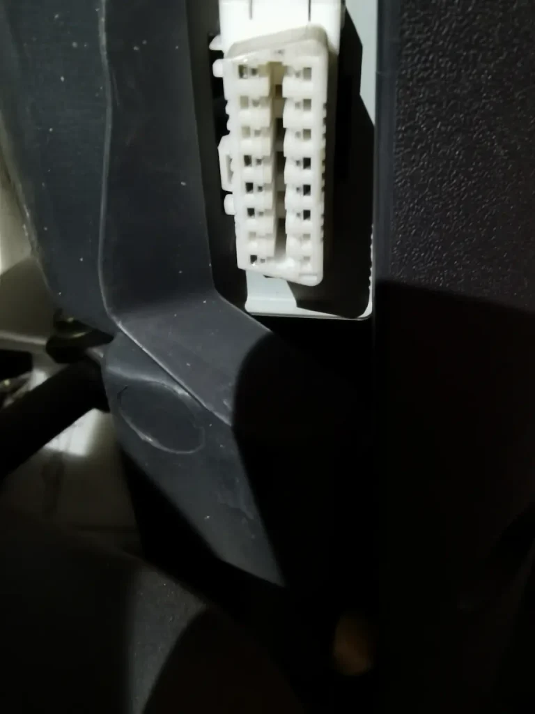 OBD1 vs OBD2, whay OBD2 look like, the 16 pin OBDII socket, aside from the bottom of the vehicle